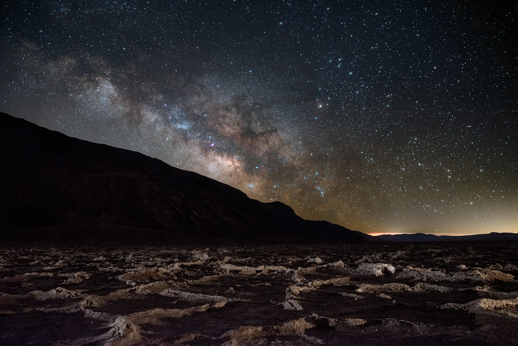Reference view of Badwater Basin · Night Study