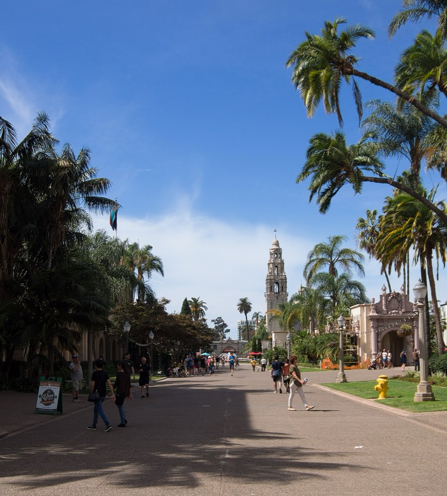 Reference view of Balboa Park