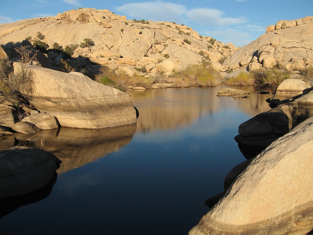 Reference view of Barker Dam