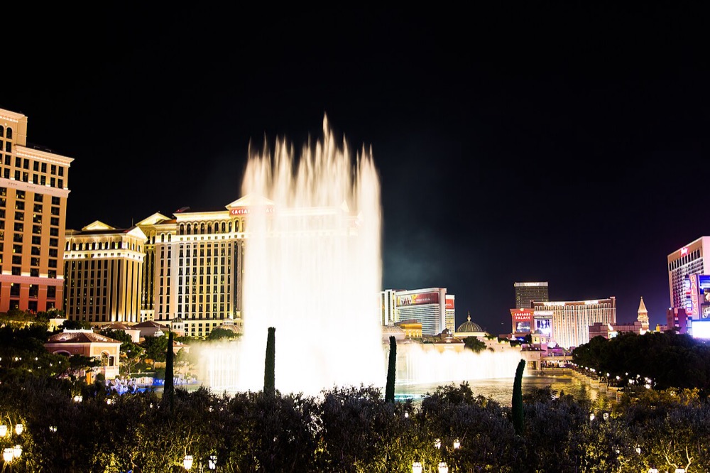 Reference view of Bellagio Fountains