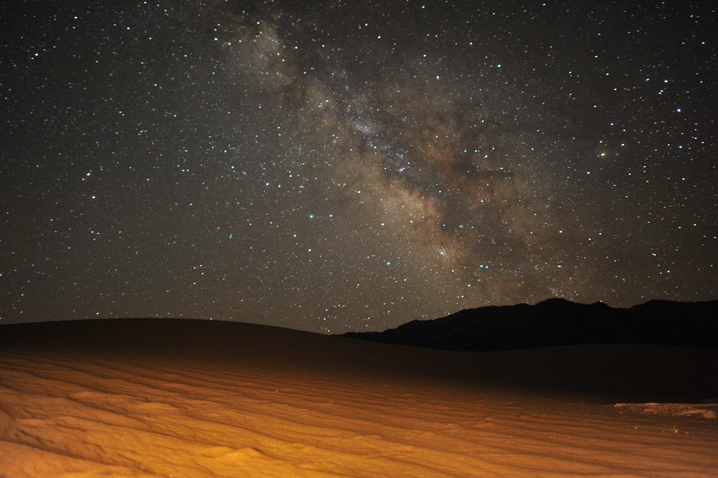 Reference view of Mesquite Dunes · Night Study