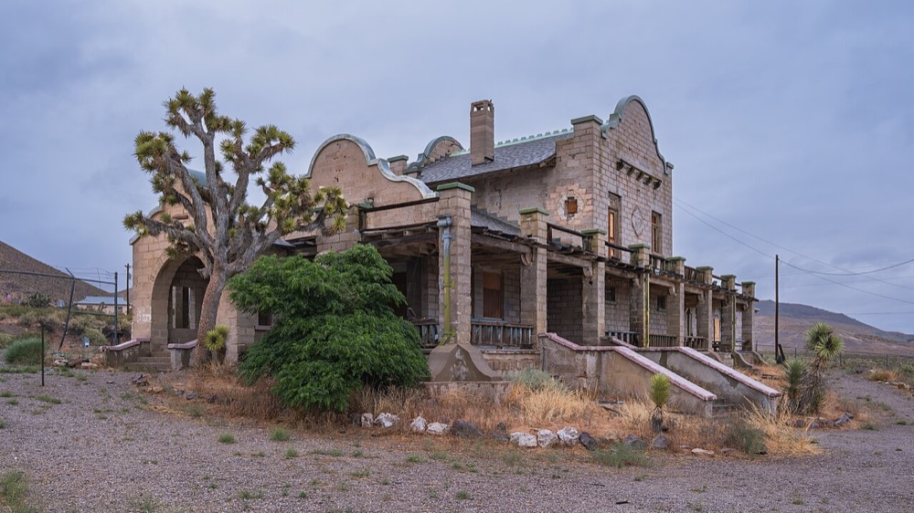 Reference view of Rhyolite Ghost Town